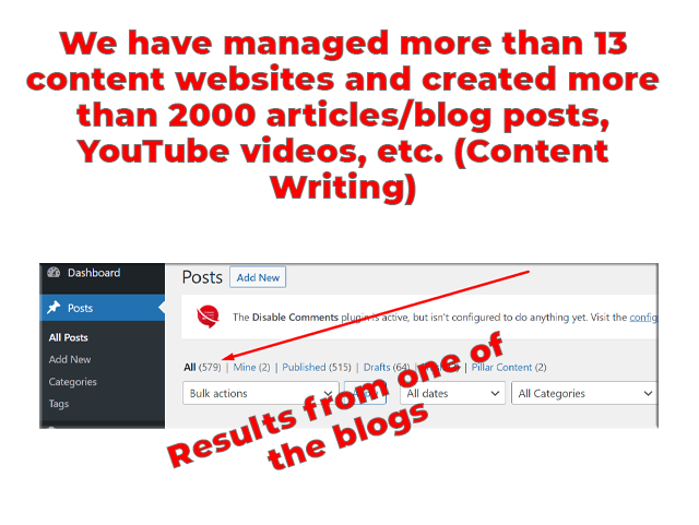Content writing